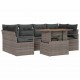 Sonata H Градински Софа Комплект 7 pcs Сив 100 x 55 x 73 см