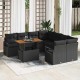 Sonata H Комплект за хранене в градината 9 pcs Черен и кафяв