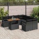 Sonata H Комплект за хранене в градината 9 pcs Черен и кафяв