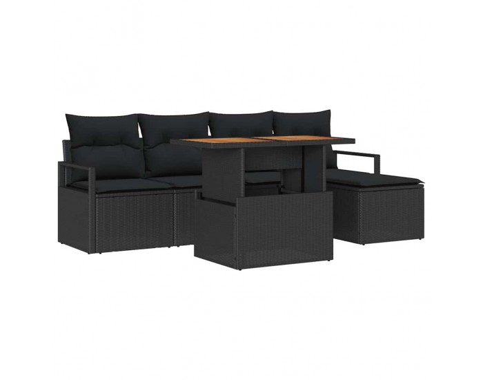 Sonata H Комплект за хранене в градината 6 pcs Черен и кафяв