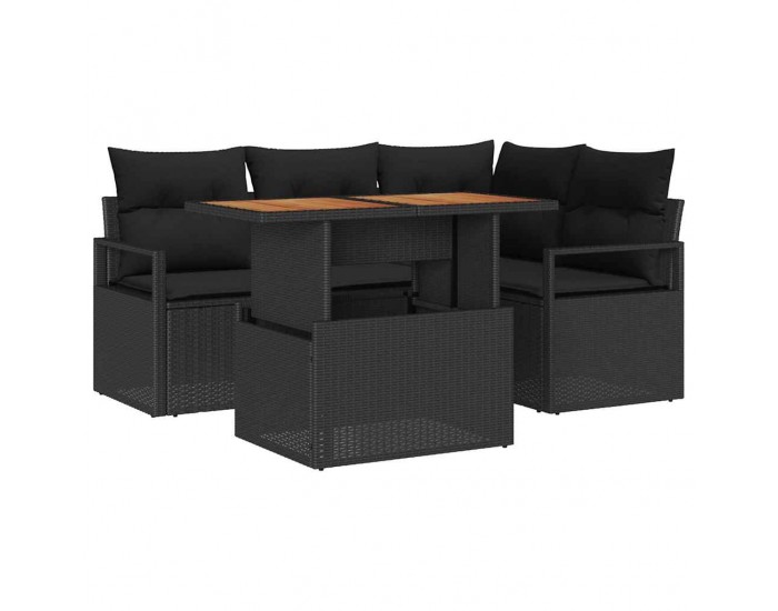Sonata H Комплект за хранене в градината 5 pcs Черен и кафяв