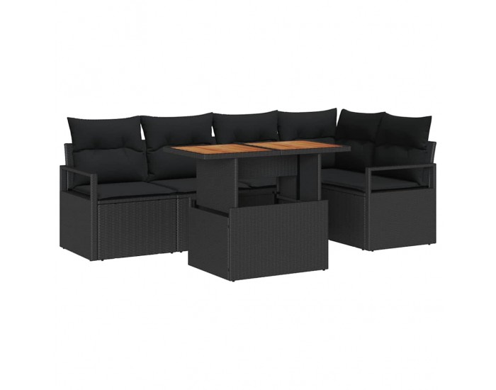 Sonata H Комплект за хранене в градината 6 pcs Черен и кафяв