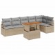 Sonata H Комплект за хранене в градината 7 pcs Бежово и сиво