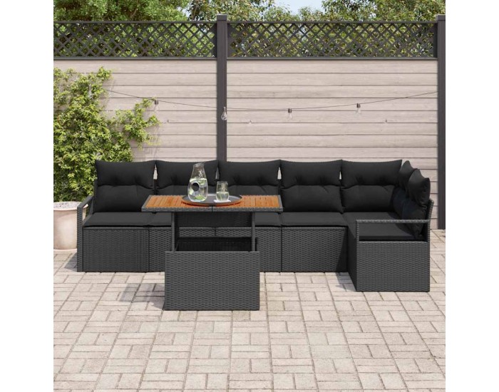 Sonata H Комплект за хранене в градината 7 pcs Черен и кафяв