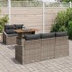 Sonata H Комплект за хранене в градината Сив и кафяв 100 x 55 x 73 см