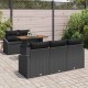 Sonata H Комплект за хранене в градината Черен и кафяв 100 x 55 x 73 см