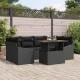 Sonata H Комплект за хранене в градината Черен и кафяв 100 x 55 x 73 см