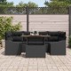 Sonata H Комплект за хранене в градината Черен и кафяв 100 x 55 x 73 см