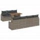 Sonata H Комплект за хранене в градината Сив и кафяв 100 x 55 x 73 см