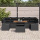 Sonata H Комплект за хранене в градината Черен и кафяв 100 x 55 x 73 см