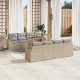 Sonata H Комплект за хранене в градината Бежово и сиво 100 x 55 x 73 см