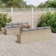 Sonata H Комплект за хранене в градината Бежово и сиво 100 x 55 x 73 см
