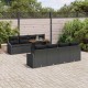 Sonata H Комплект за хранене в градината Черен и кафяв 100 x 55 x 73 см