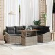 Sonata H Комплект за хранене в градината Сив и кафяв 100 x 55 x 73 см