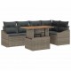 Sonata H Комплект за хранене в градината Сив и кафяв 100 x 55 x 73 см
