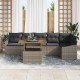 Sonata H Комплект за хранене в градината Сив и кафяв 100 x 55 x 73 см