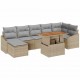 Sonata H Комплект за хранене в градината 8 pcs Бежово и сиво