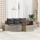 Sonata H Комплект за хранене в градината Сив и кафяв 100 x 55 x 73 см