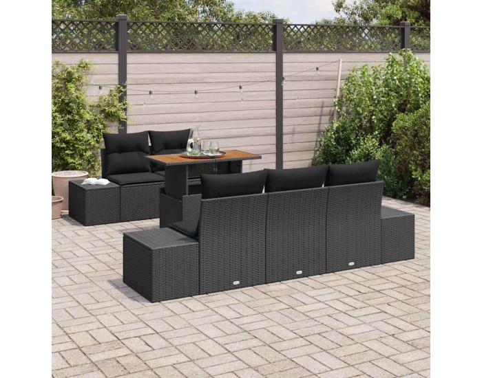 Sonata H Комплект за хранене в градината 6 pcs Черен и кафяв