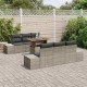 Sonata H Комплект за хранене в градината с възглавница 7 pcs Сив и кафяв