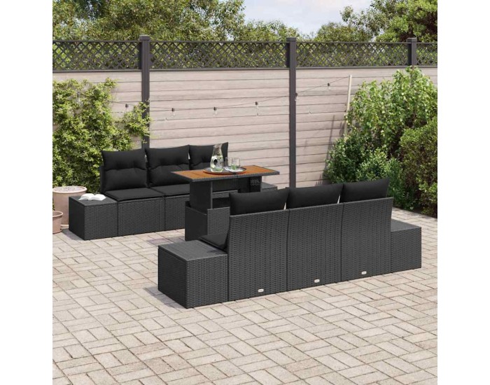 Sonata H Комплект за хранене в градината 7 pcs Черен и кафяв