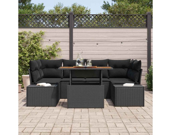 Sonata H Комплект за хранене в градината 7 pcs Черен и кафяв