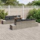 Sonata H Комплект за хранене в градината с възглавница 9 pcs Сив и кафяв