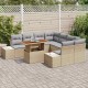 Sonata H Комплект за хранене в градината 9 pcs Бежово и сиво