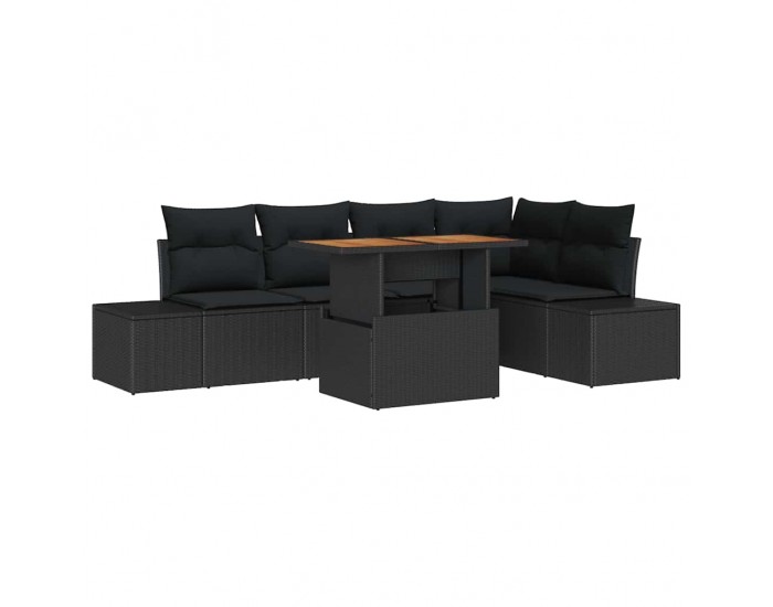 Sonata H Комплект за хранене в градината 6 pcs Черен и кафяв