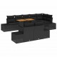 Sonata H Комплект за хранене в градината 9 pcs Черен и кафяв