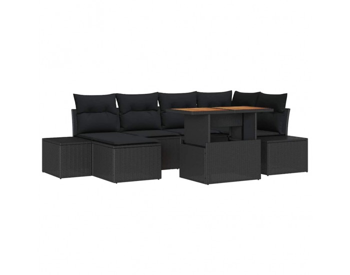 Sonata H Комплект за хранене в градината 7 pcs Черен и кафяв