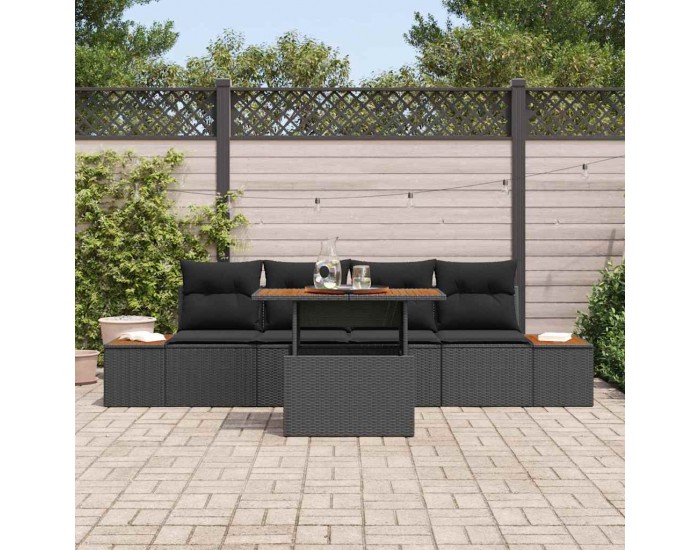 Sonata H Комплект за хранене в градината 5 pcs Черен и кафяв