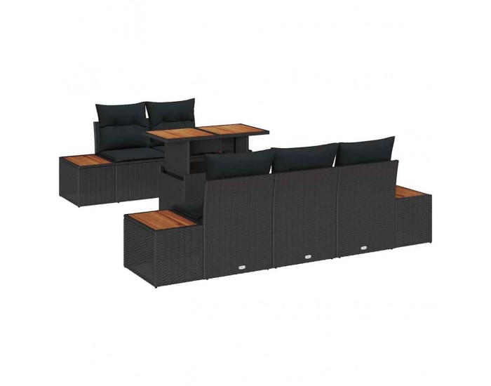 Sonata H Комплект за хранене в градината 6 pcs Черен и кафяв