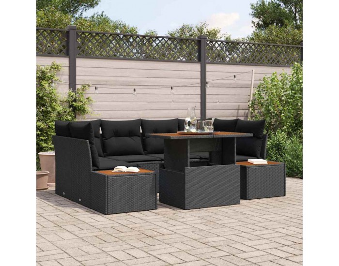 Sonata H Комплект за хранене в градината 7 pcs Черен и кафяв