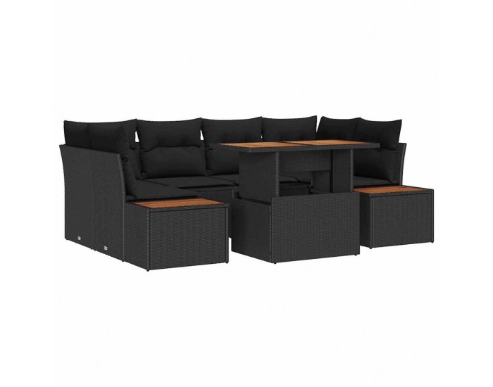 Sonata H Комплект за хранене в градината 7 pcs Черен и кафяв