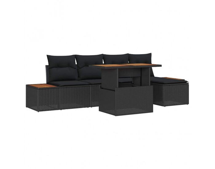 Sonata H Комплект за хранене в градината 6 pcs Черен и кафяв