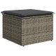 Sonata H Комплект за хранене в градината с възглавница 6 pcs Сив и кафяв
