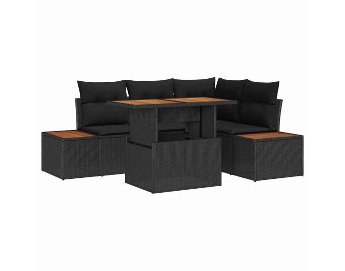 Sonata H Комплект за хранене в градината 5 pcs Черен и кафяв