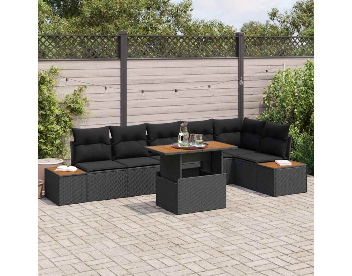 Sonata H Комплект за хранене в градината 7 pcs Черен и кафяв