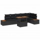Sonata H Комплект за хранене в градината 7 pcs Черен и кафяв