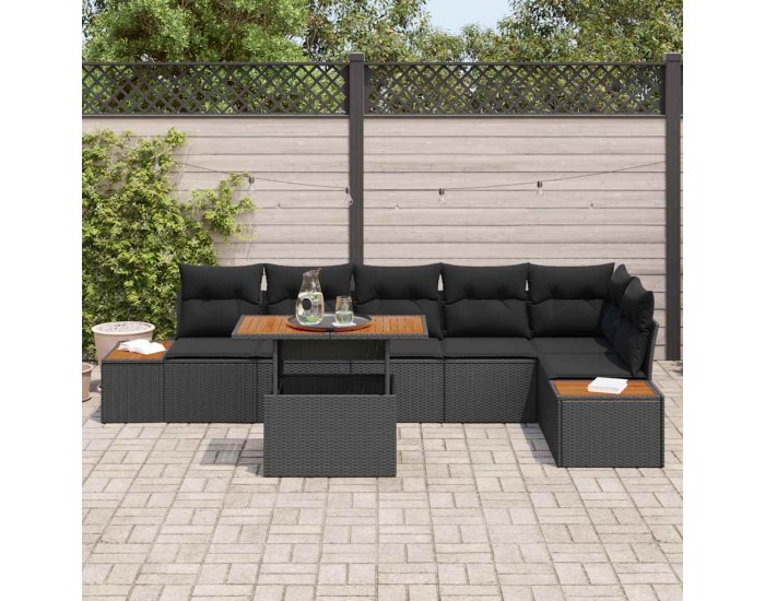 Sonata H Комплект за хранене в градината 7 pcs Черен и кафяв