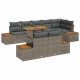 Sonata H Комплект за хранене в градината с възглавница 9 pcs Сив и кафяв