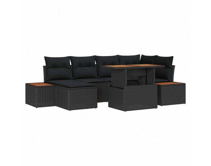 Sonata H Комплект за хранене в градината 7 pcs Черен и кафяв