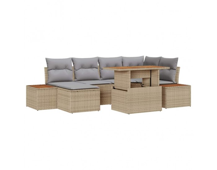 Sonata H Комплект за хранене в градината 7 pcs Бежово и сиво