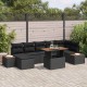 Sonata H Комплект за хранене в градината 8 pcs Черен и кафяв