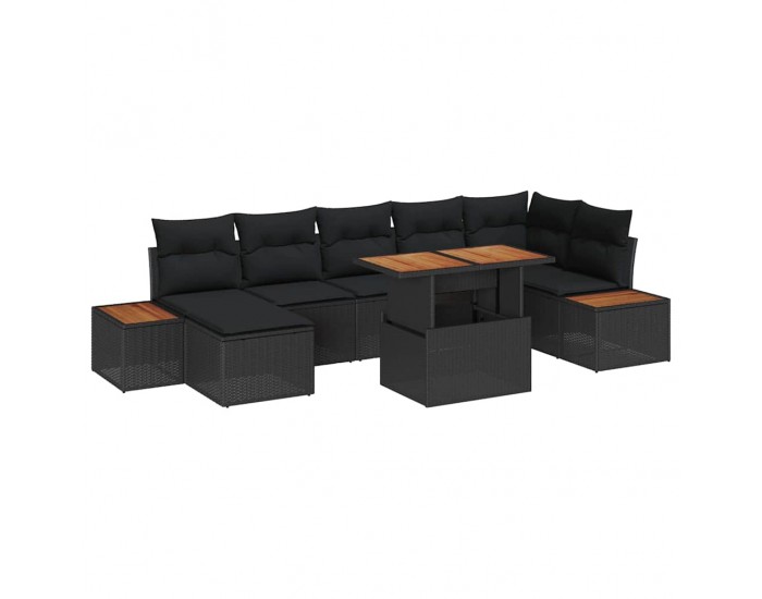 Sonata H Комплект за хранене в градината 8 pcs Черен и кафяв