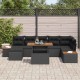 Sonata H Комплект за хранене в градината 8 pcs Черен и кафяв