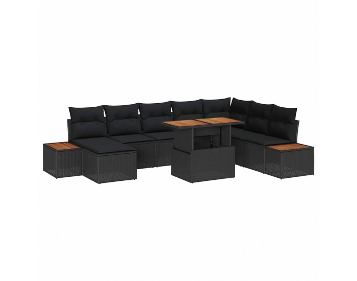 Sonata H Комплект за хранене в градината 9 pcs Черен и кафяв