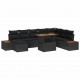 Sonata H Комплект за хранене в градината 9 pcs Черен и кафяв