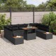 Sonata H Комплект за хранене в градината 10 pcs Черен и кафяв